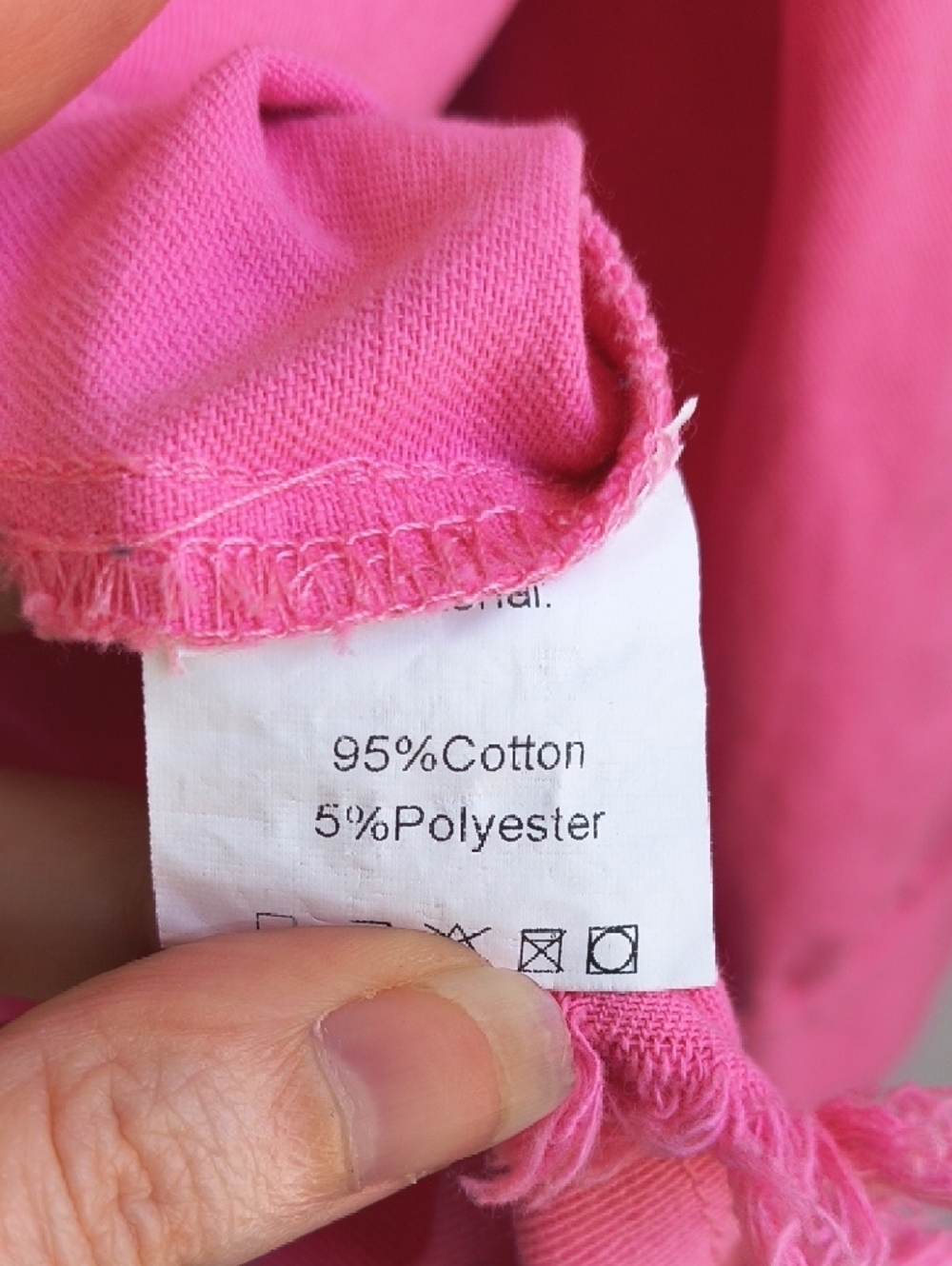 Bright Pink Long-Sleeve Button-Down Shirt - Picture 5 of 5